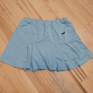 Sobrisah Baby Blue Pleated Athletic Skort Built-In Shorts Tennis M